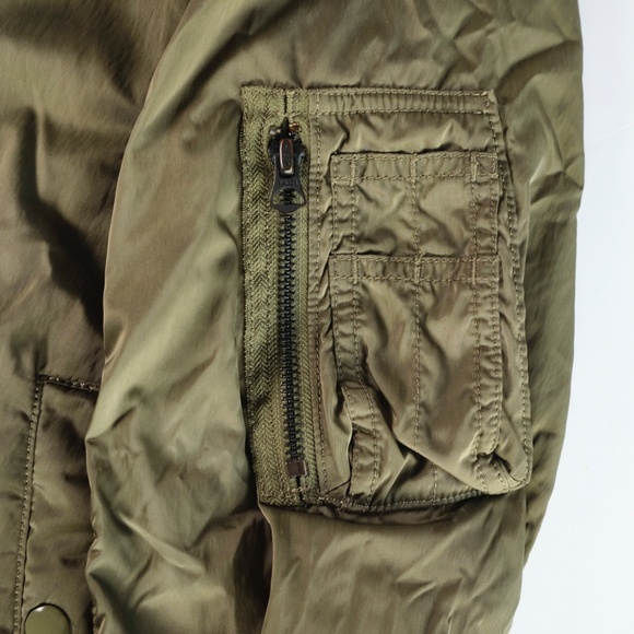 Ralph Lauren Denim & Supply Flight Jacket Olive Green MED • SEE Sz Chart - Picture 9 of 16